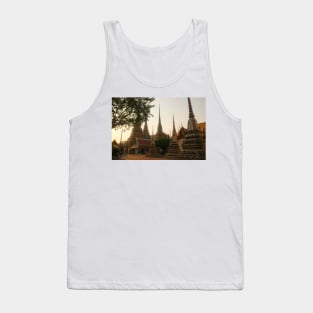 Mosaic tiled Buddha stupas at Wat Pho temple. Tank Top